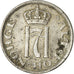 Coin, Norway, Haakon VII, 10 Öre, 1919, EF(40-45), Silver, KM:372