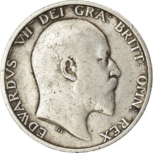 Coin, Great Britain, Edward VII, Shilling, 1910, VF(30-35), Silver, KM:800