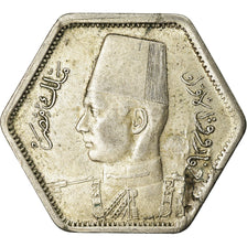 Coin, Egypt, Farouk, 2 Piastres, 1944/ AH1363, British Royal Mint, AU(55-58)