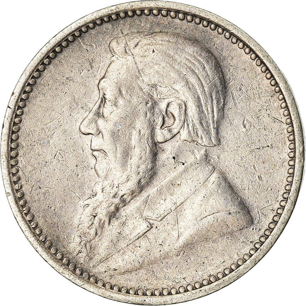 Coin, South Africa, 3 Pence, 1896, EF(40-45), Silver, KM:3