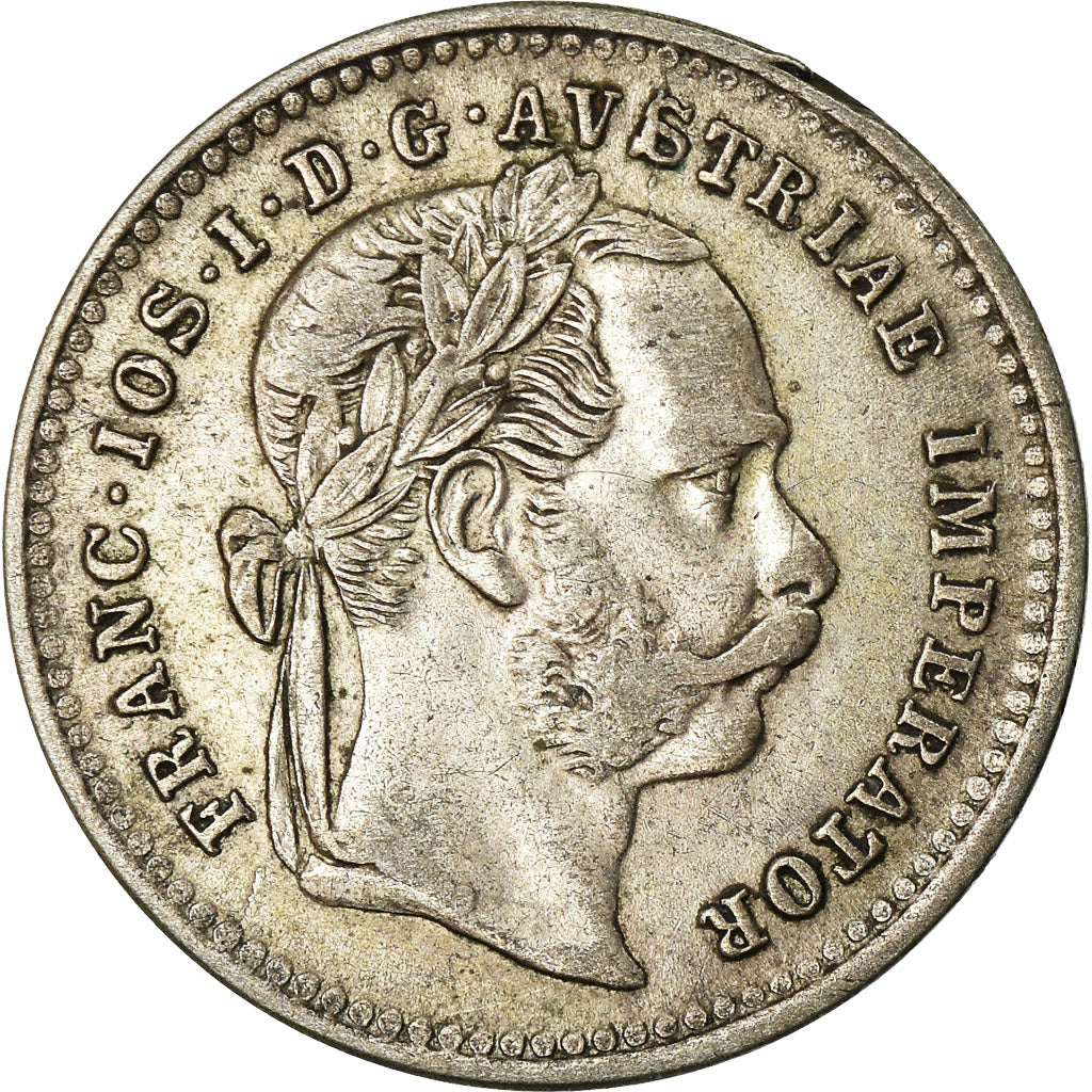 Coin, Austria, Franz Joseph I, 10 Kreuzer, 1872, EF(40-45), Silver, KM:2206