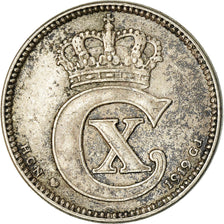 Coin, Norway, Haakon VII, 25 Öre, 1919, AU(50-53), Silver, KM:373
