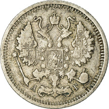 Coin, Russia, Nicholas II, 10 Kopeks, 1899, Saint-Petersburg, VF(30-35), Silver