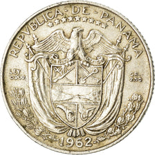 Coin, Panama, 1/10 Balboa, 1862, EF(40-45), Silver, KM:10.2