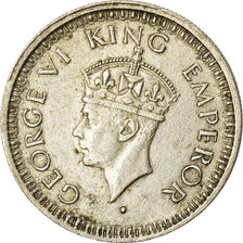 Moneta, INDIA - BRITANNICA, George VI, 1/4 Rupee, 1945, SPL-, Argento, KM:547