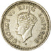 Moneta, INDIA - BRITANNICA, George VI, 1/4 Rupee, 1945, SPL-, Argento, KM:547