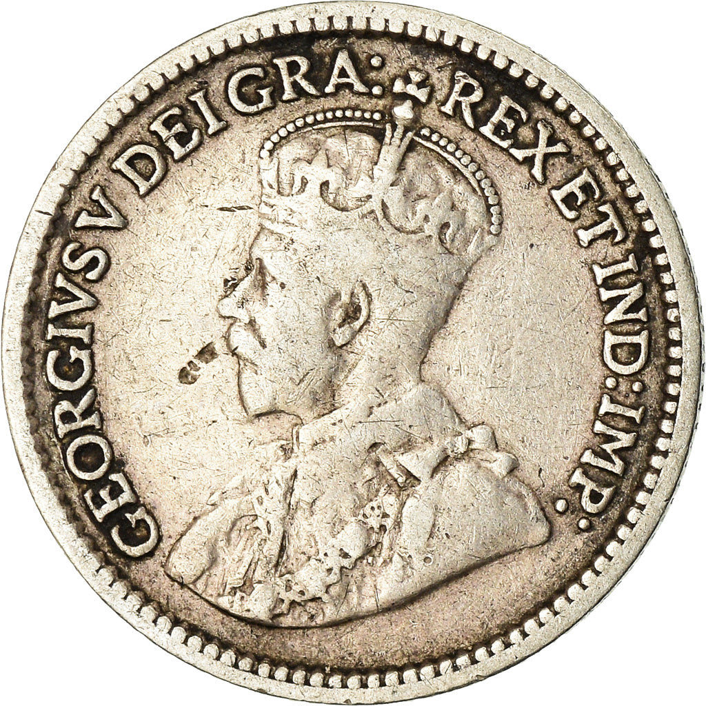 Coin, Canada, George V, 5 Cents, 1913, Royal Canadian Mint, Ottawa, VF(30-35)