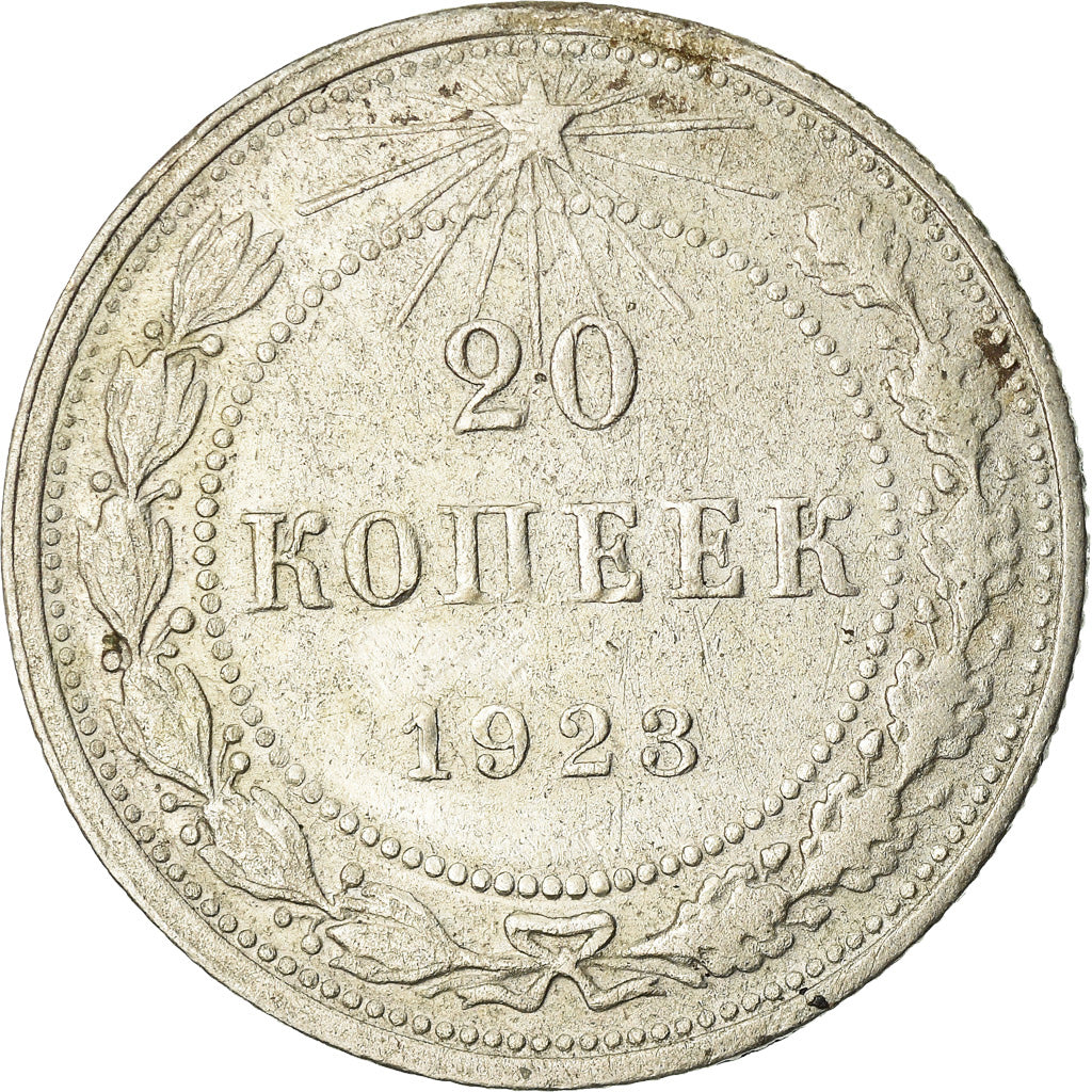 Coin, Russia, 20 Kopeks, 1923, VF(30-35), Silver, KM:82