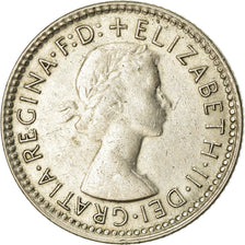 Coin, Australia, Elizabeth II, Sixpence, 1858, Melbourne, VF(30-35), Silver