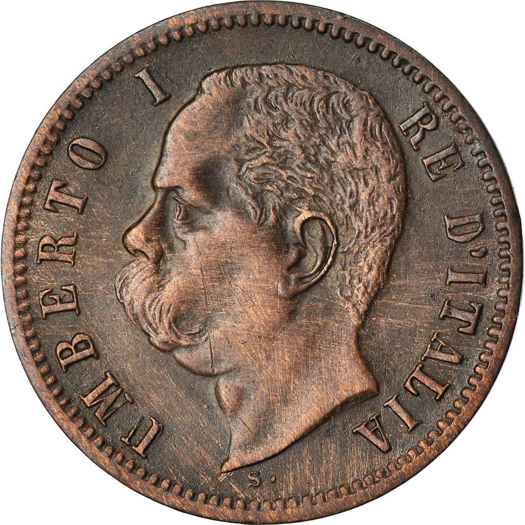 Coin, Italy, Umberto I, 2 Centesimi, 1900, Rome, AU(50-53), Copper, KM:30
