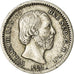 Coin, Netherlands, William III, 5 Cents, 1850, EF(40-45), Silver, KM:91