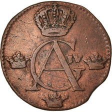 Coin, Sweden, Gustaf IV Adolf, 1/4 Skilling, 1806, EF(40-45), Copper, KM:564