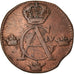 Coin, Sweden, Gustaf IV Adolf, 1/4 Skilling, 1806, EF(40-45), Copper, KM:564