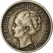 Moneda, Curaçao, 1/10 Gulden, 1944, Denver, USA, MBC, Plata, KM:43
