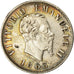 Moneta, Włochy, Vittorio Emanuele II, 50 Centesimi, 1863, Milan, EF(40-45)