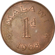 Coin, Malawi, Penny, 1968, AU(55-58), Bronze, KM:6