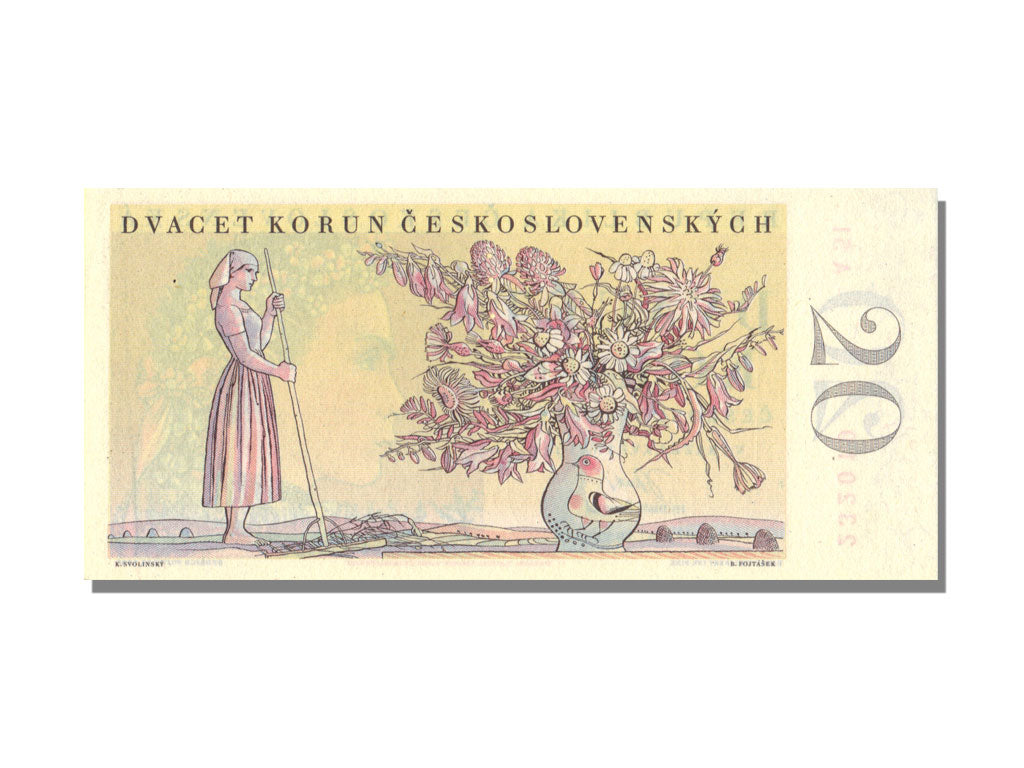 Czechoslovakia, 20 Korun, 1949, KM #70a, 1949-05-01, UNC(63), A51