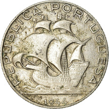 Coin, Portugal, 2-1/2 Escudos, 1944, EF(40-45), Silver, KM:580