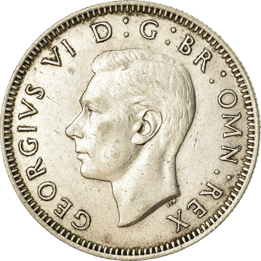 Coin, Great Britain, George VI, Shilling, 1942, AU(55-58), Silver, KM:853