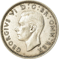 Coin, Great Britain, George VI, Shilling, 1942, AU(55-58), Silver, KM:853