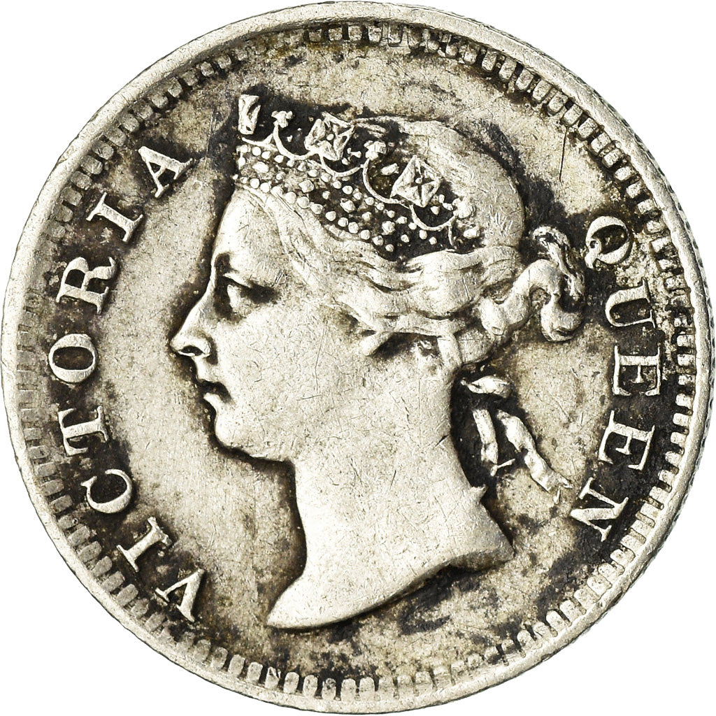 Monnaie, Hong Kong, Victoria, 5 Cents, 1899, TTB, Argent, KM:5