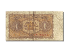 Czechoslovakia, 1 Koruna, 1953, VF(20-25), JA