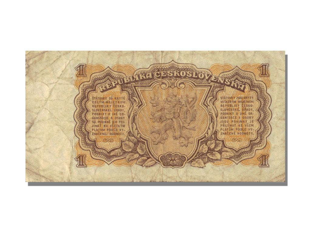 Czechoslovakia, 1 Koruna, 1953, VF(20-25), JA
