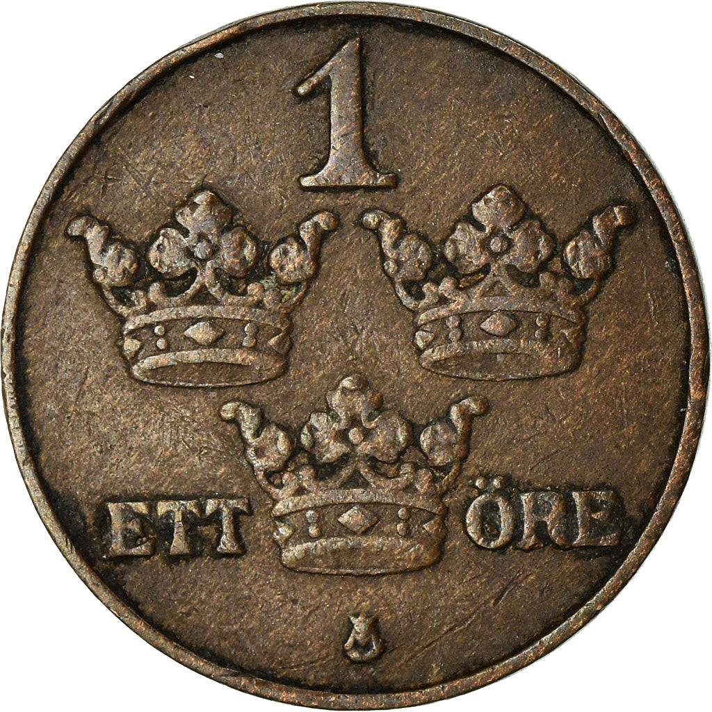 Coin, Sweden, Gustaf V, Ore, 1923, EF(40-45), Bronze, KM:777.2