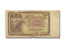 Czechoslovakia, 100 Korun, 1953, EF(40-45)