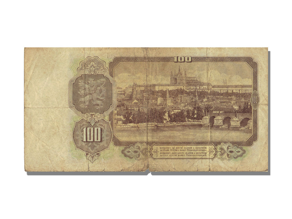 Czechoslovakia, 100 Korun, 1953, EF(40-45)