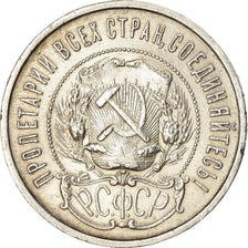 Coin, Russia, 50 Kopeks, 1922 ПЛ, EF(40-45), Silver, KM:83