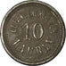 Coin, Germany, Gefangenenlager, Lauban, 10 Pfennig, EF(40-45), Iron