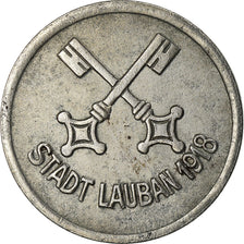 Monnaie, Allemagne, Kriegsgeld, Lauban, 10 Pfennig, 1918, TTB+, Iron