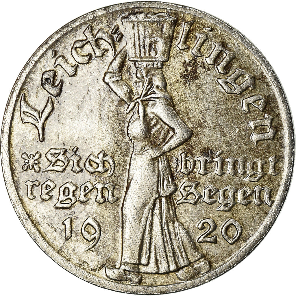 Coin, Germany, Notgeld, Leichlingen, 50 Pfennig, 1920, EF(40-45), Iron