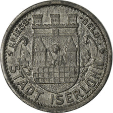 Coin, Germany, Kriegsgeld, Iserlohn, 5 Pfennig, 1917, EF(40-45), Zinc