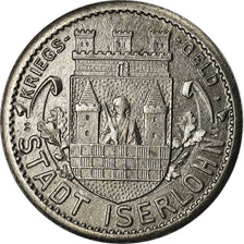 Coin, Germany, Kriegsgeld, Iserlohn, 10 Pfennig, 1918, AU(55-58), Iron