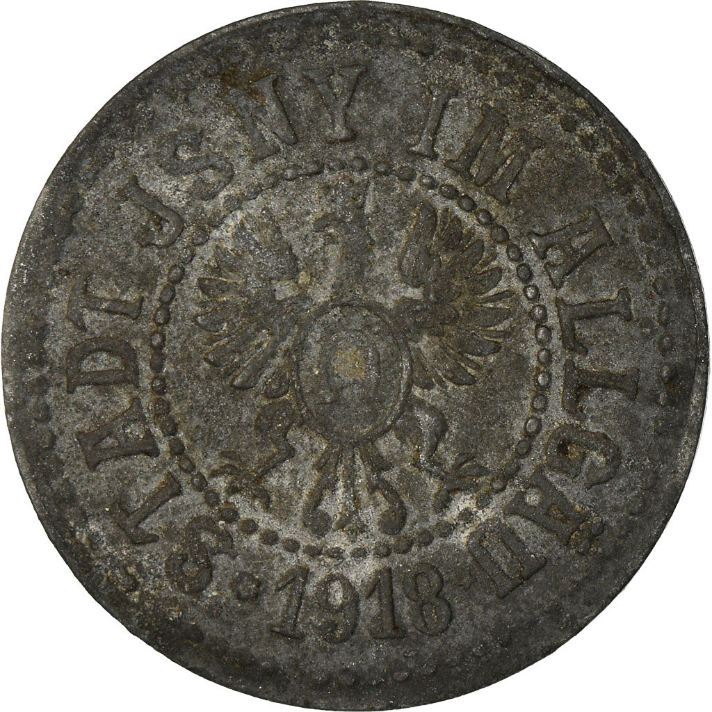 Coin, Germany, Kriegsgeld, Isny im Allgäu, 25 Pfennig, 1918, EF(40-45), Zinc