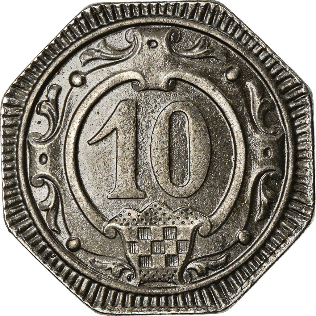 Coin, Germany, Notgeld, Hamm, 10 Pfennig, 1918, AU(50-53), Iron