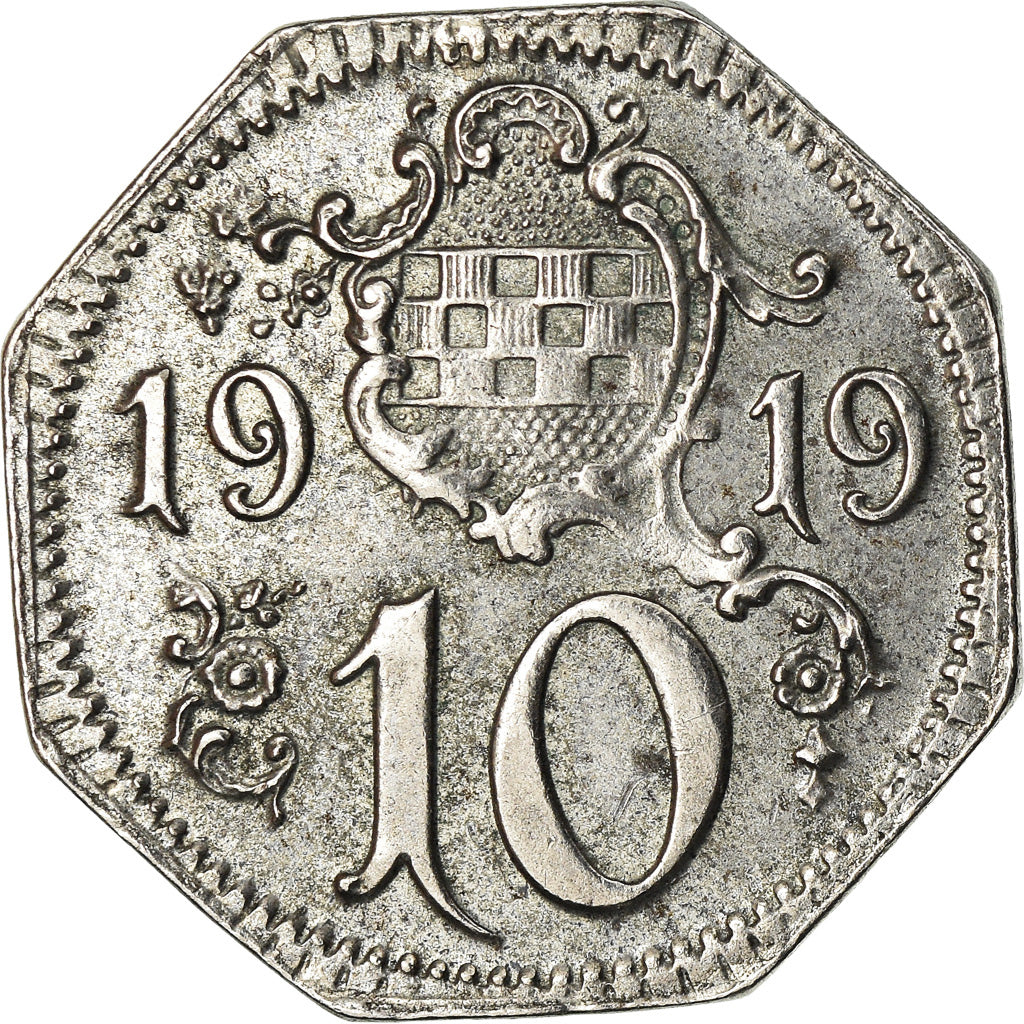 Coin, Germany, Notgeld, Hamm, 10 Pfennig, 1919, AU(50-53), Iron
