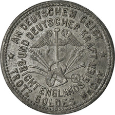 Coin, Germany, Kriegsgeld, Hattingen, 50 Pfennig, 1917, EF(40-45), Zinc