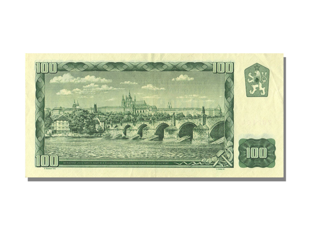 Czechoslovakia, 100 Korun, 1961, KM #91b, UNC(63), P79