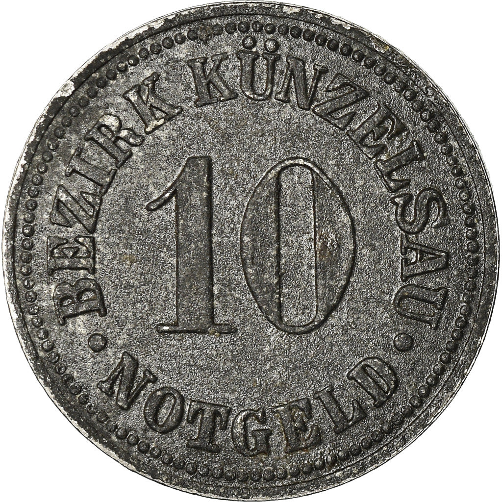 Coin, Germany, Notgeld, Künzelsau, 10 Pfennig, 1918, EF(40-45), Iron