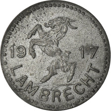 Coin, Germany, Kriegsgeld, Lambrecht, 10 Pfennig, 1917, EF(40-45), Zinc