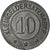 Moneta, Niemcy, Kleingeldersatzmarke, Landau, 10 Pfennig, 1919, AU(55-58), Cynk
