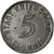 Moneta, Niemcy, Kriegsgeld, Kirchheim, 5 Pfennig, 1917, AU(50-53), Żelazo