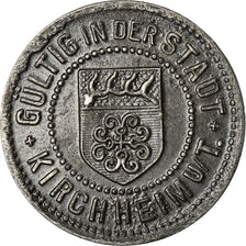 Coin, Germany, Kriegsgeld, Kirchheim, 10 Pfennig, AU(55-58), Iron
