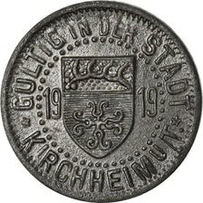 Coin, Germany, Kriegsgeld, Kirchheim, 5 Pfennig, 1919, AU(55-58), Zinc