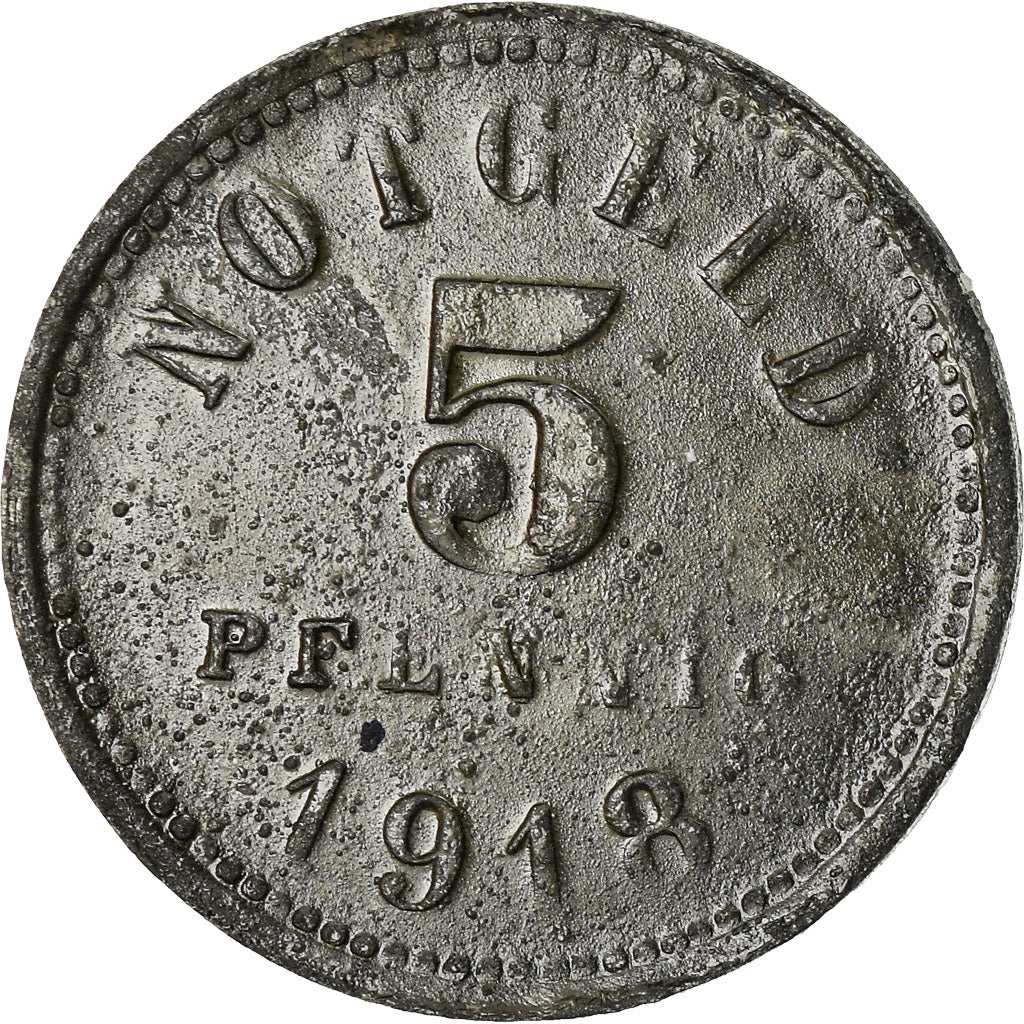 Coin, Germany, Notgeld, Kissingen, 5 Pfennig, 1918, EF(40-45), Zinc