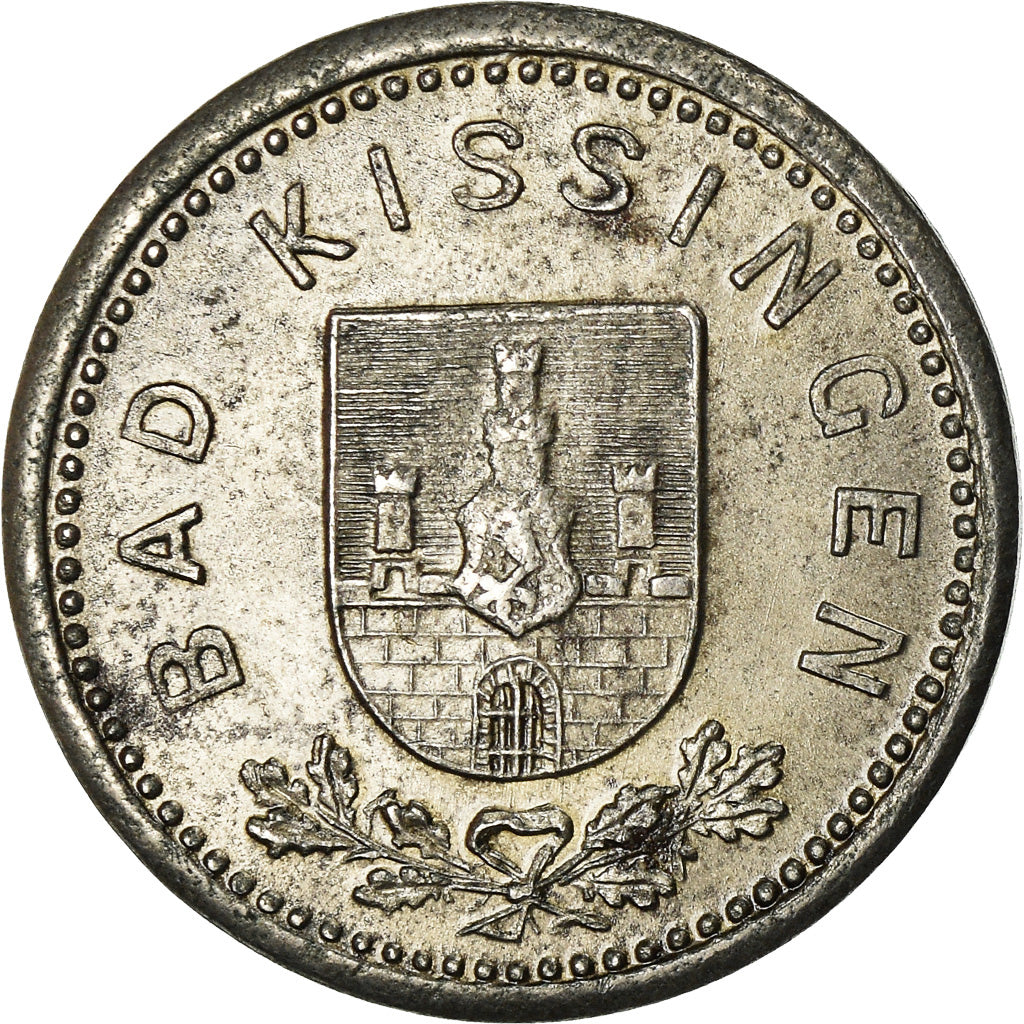 Moneta, Germania, Notgeld, Kissingen, 5 Pfennig, 1918, BB+, Ferro