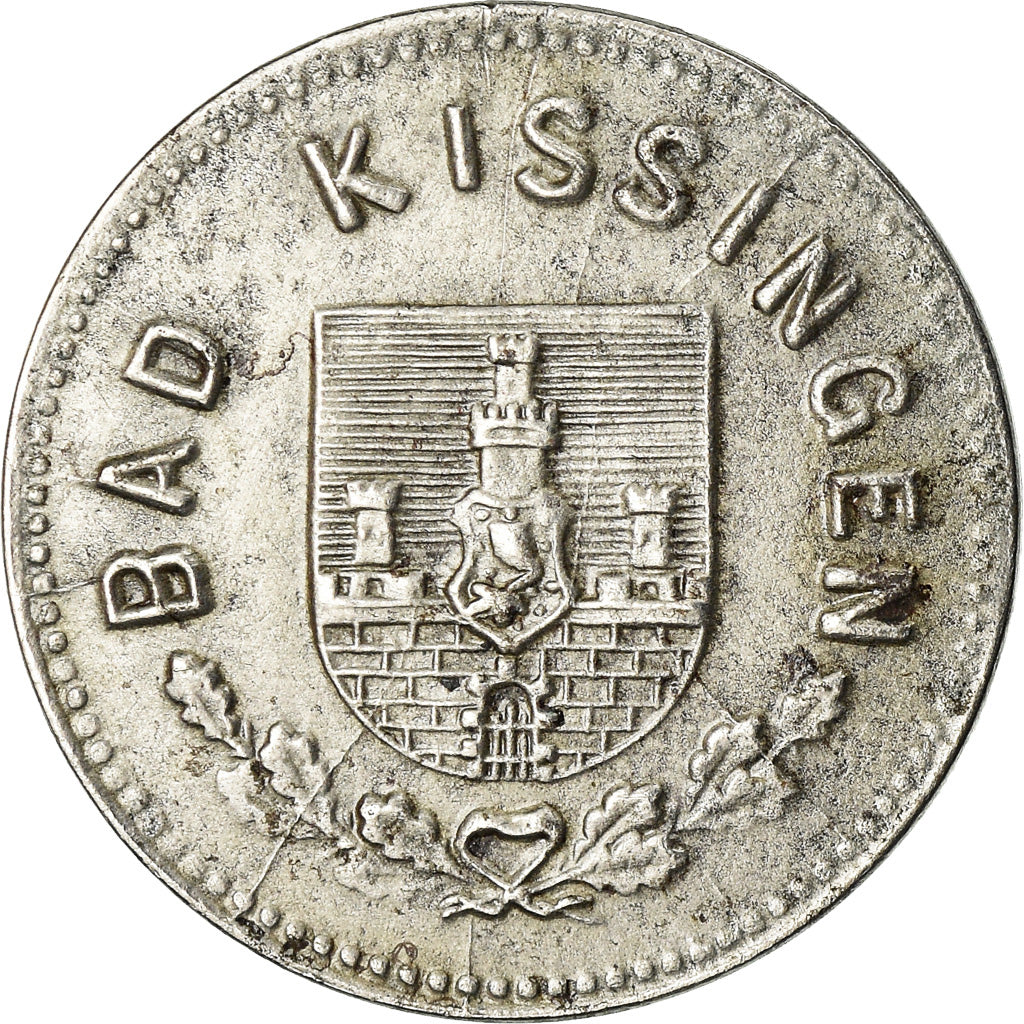 Coin, Germany, Notgeld, Kissingen, 5 Pfennig, 1920, AU(50-53), Iron
